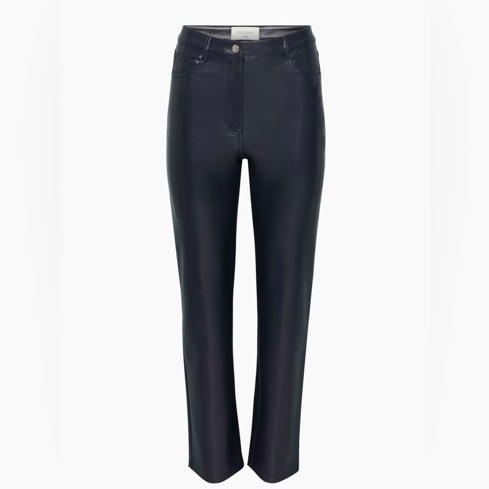 NWOT Wilfred Melina Leather Pant (NAVY)